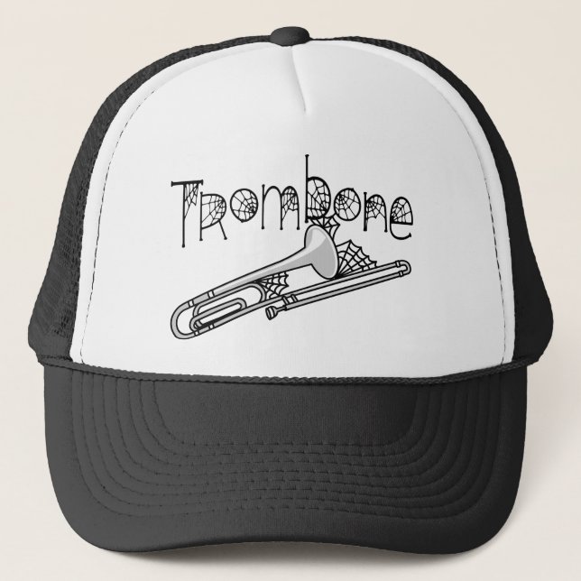 Boné Trombone Halloween Cobwebs (Frente)
