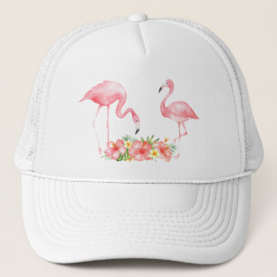 Boné Tropical de Baseball Flamingo