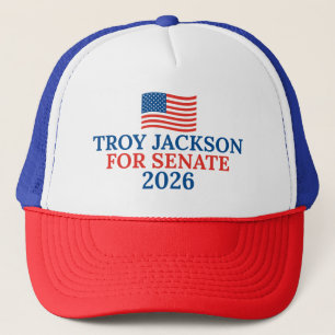 Boné Troy Jackson para Senado Eleição 2026