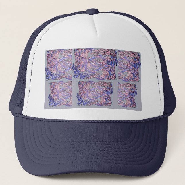 Boné Trucker Abstract Pulse (Frente)