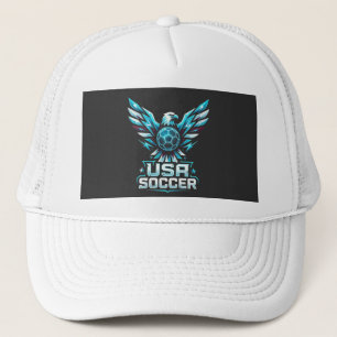 Boné Trucker Águia Neon USA Soccer
