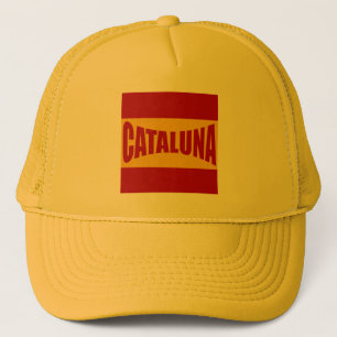Boné trucker amarelo CATALUNA ESPANHA