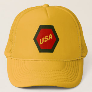 BONÉ   TRUCKER   AMARELO   EUA   DESPORTO