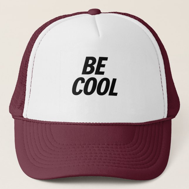 Boné Trucker Be Cool – Casual e Elegante (Frente)