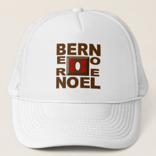 Boné Trucker branco Desenho BERN NATAL