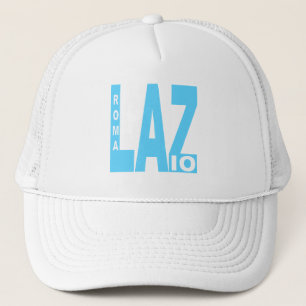 Boné Trucker branco DESENHO LAZIO ROMA