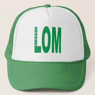 Boné Trucker branco/verde LOMBARDIA TÉNIS