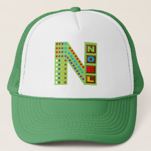 Boné Trucker branco/verde NATAL CHOCOLATBONBONS