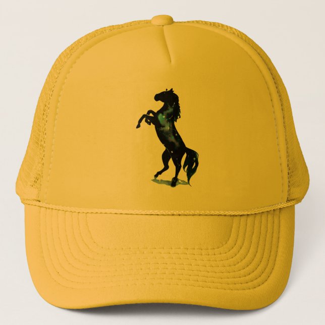Boné Trucker Cavalo Preto (Frente)