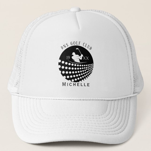 Boné Trucker Clássico com Nome Personalizado de Ta (Frente)