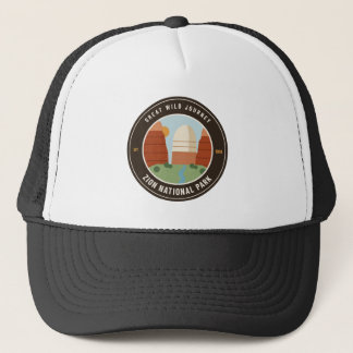 Boné Trucker com Insígnia Vintage do Zion National