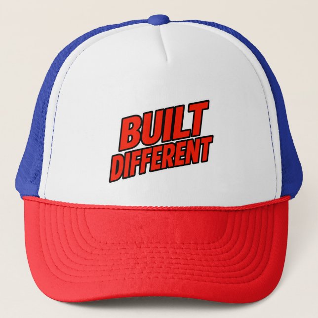 Boné Trucker 'Construído Diferente' – Estilo Ousad (Frente)