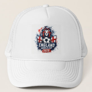 Boné Trucker da Inglaterra Copa do Mundo 2026 Leão