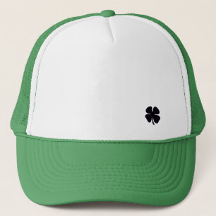 Boné trucker de espuma branco e verde Black Clover