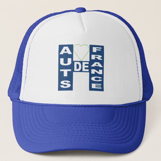 Boné Trucker DESENHO ELEVADO da FRANÇA (Frente)