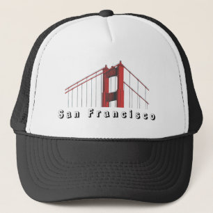 Boné Trucker Hat, Branco e Preto
