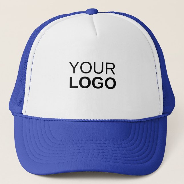 Boné Trucker Hat - Branco e Real (Frente)