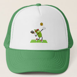 Boné Trucker Hat de "Cartoon de Pickleball"