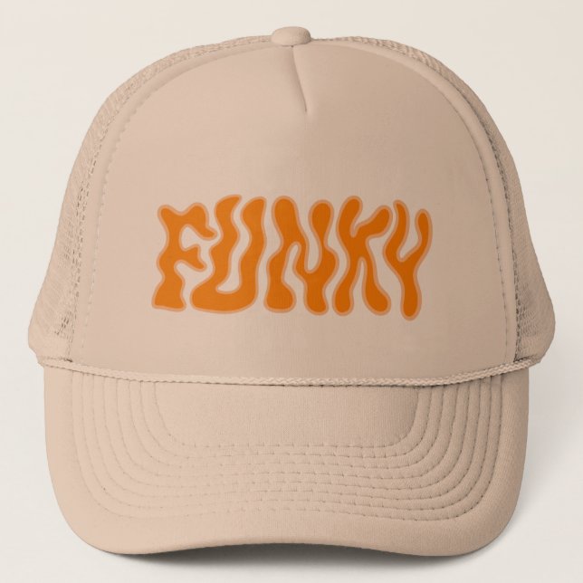 Boné Trucker Hat Funky - Negrito e Na moda (Frente)