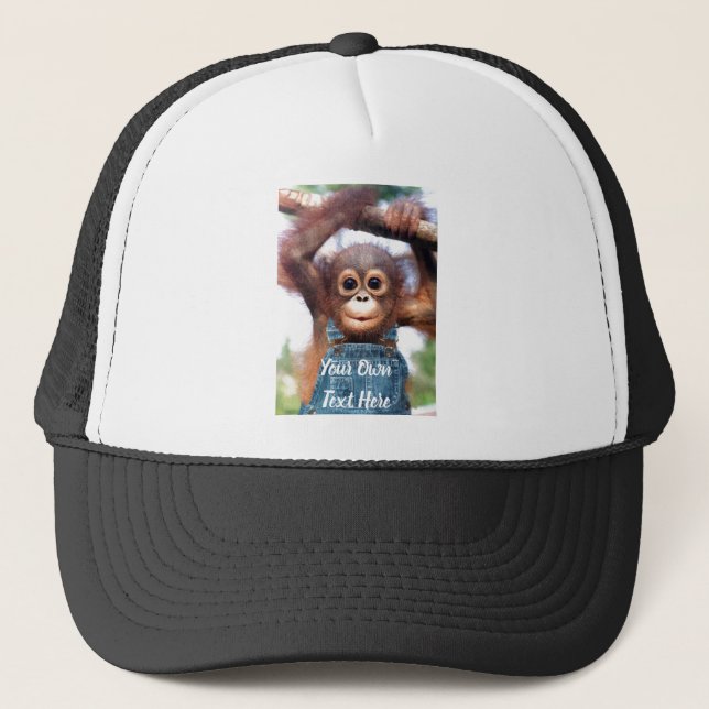 Boné Trucker Hat Personalizado - Adicionar imagem e tex (Frente)