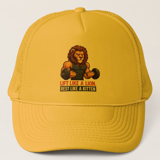 Boné Trucker Hat Strong Tiger Lifter - Motivat Malhação (Frente)