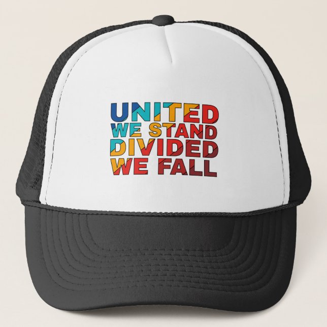 Boné Trucker Hat: Unidos Nós Defendemos (Frente)