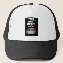 Boné Trucker Hat: Veteranos fazem Excelente na América