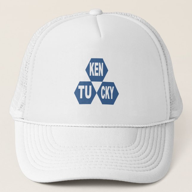 Boné Trucker Hwhite DESIGN KENTUCKY SPORT (Frente)
