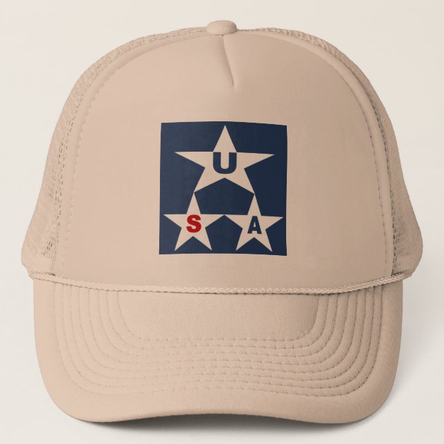 BONÉ   TRUCKER   KAKI    NEW DESENHO EUA (Frente)