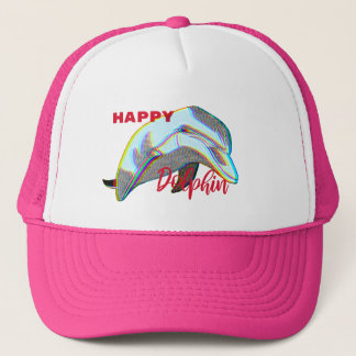 Boné Trucker Pet Happy Dolphin