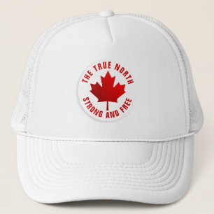 Boné True North Strong e Free Red Maple Folaf