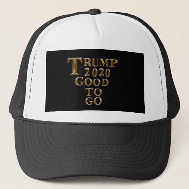 BONÉ TRUMP 2020 É BOM IR (Frente)