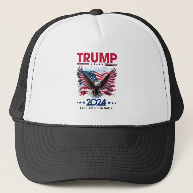 Boné Trump 2024 American Eagle (Frente)
