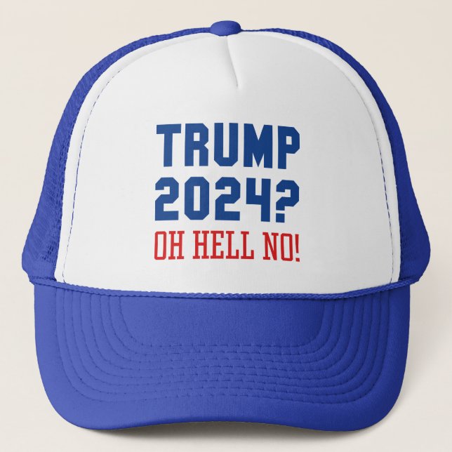 Boné Trump 2024 Oh Inferno Não (Frente)