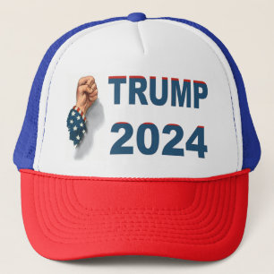 Boné Trump 2024 Tiro no punho dos EUA