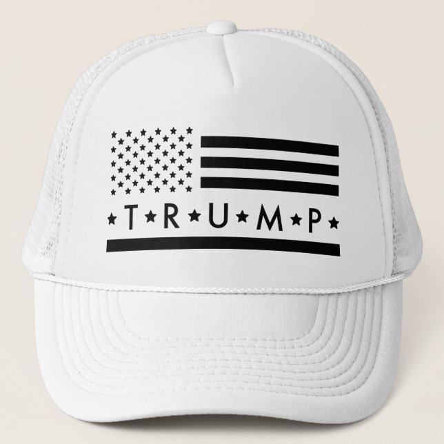 Boné Trump 2024 Trucker Hat Pro-Democracy (Frente)