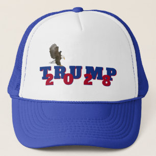Boné Trump 2028 Com Águia Cálida