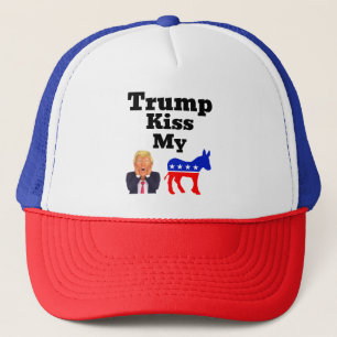 Boné Trump Beija Meu Chapéu De Caminhoneiro