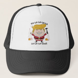 Boné Trump Christmas Fa La La La la La Wall