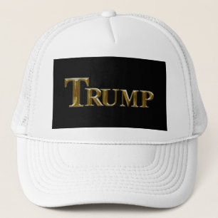 BONÉ TRUMP EUA DOURADO