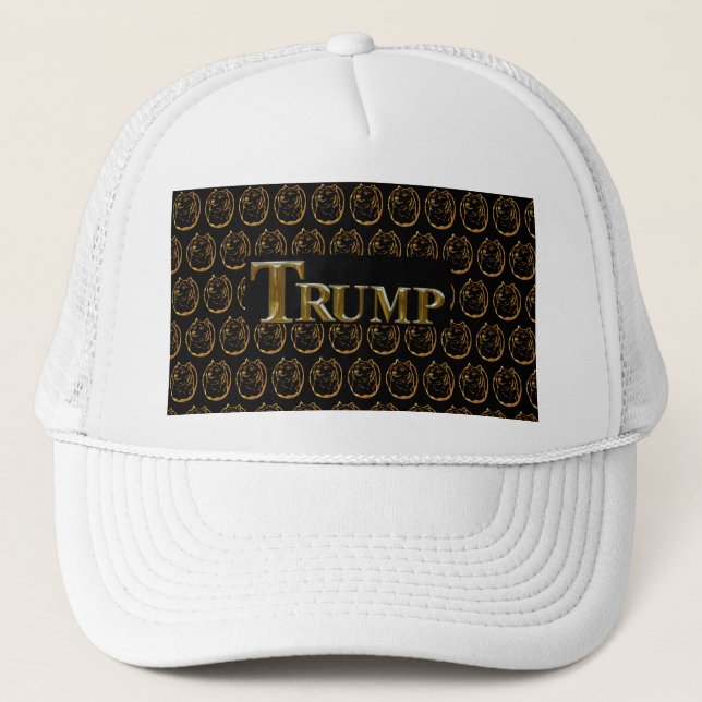 BONÉ TRUMP EUA DOURADO (Frente)
