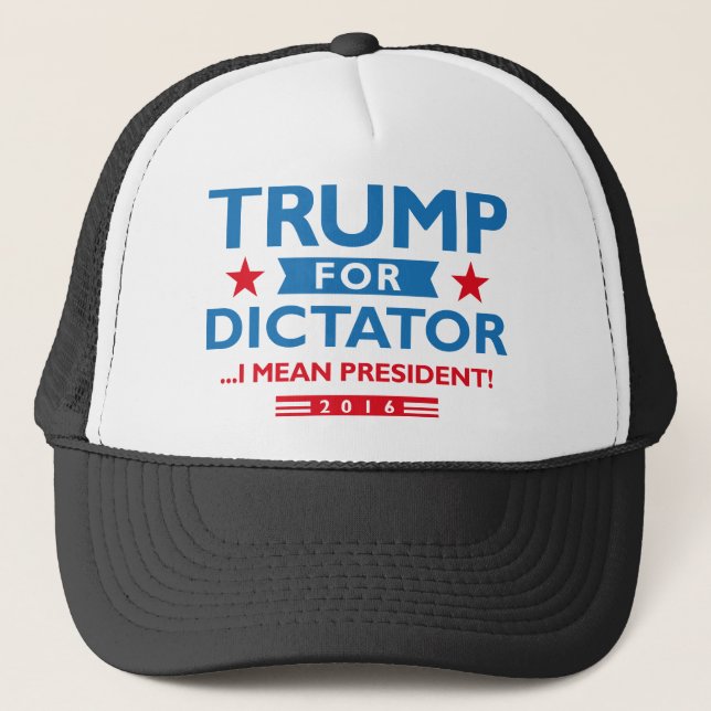 Boné Trump For Dictator (Frente)