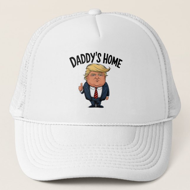 Boné Trump Papai Está em Casa  (Frente)