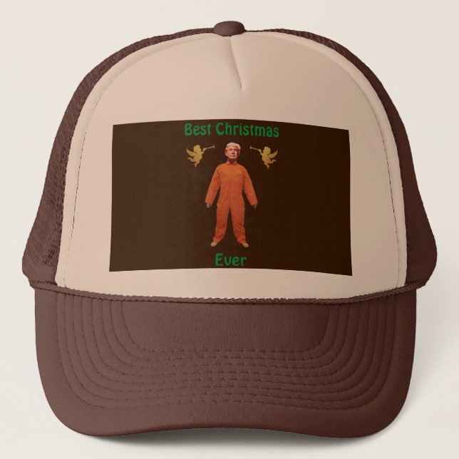 Boné Trump Prisioneiro Trucker Hat (Frente)