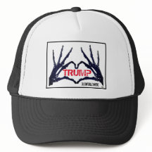 "TRUMP" Skull Hands Trucker Hat