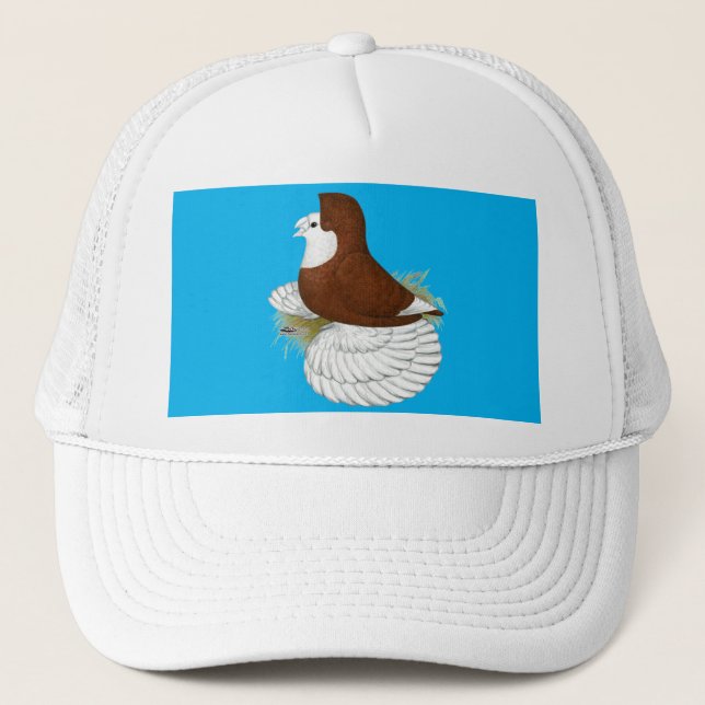 Boné Trumpeter Pigeon Red Baldhead (Frente)