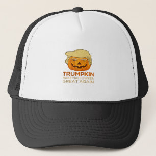 Boné Trumpkin Halloween Engraçado Clássico