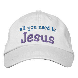 Boné Tudo o que você precisa é Jesus