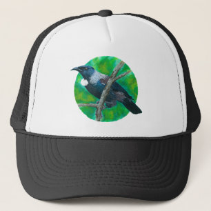 Boné Tui Nova Zelândia - Pintura em acrílico