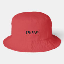 Type Name Printed Custom Name Vibrant Red-Cap Cool